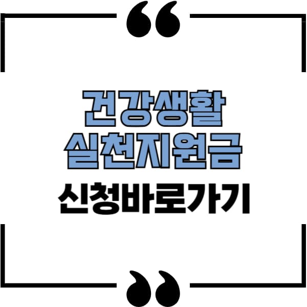 건강생활실천지원금