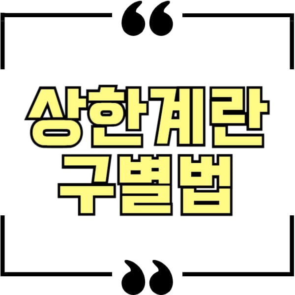 상한 계란 구별