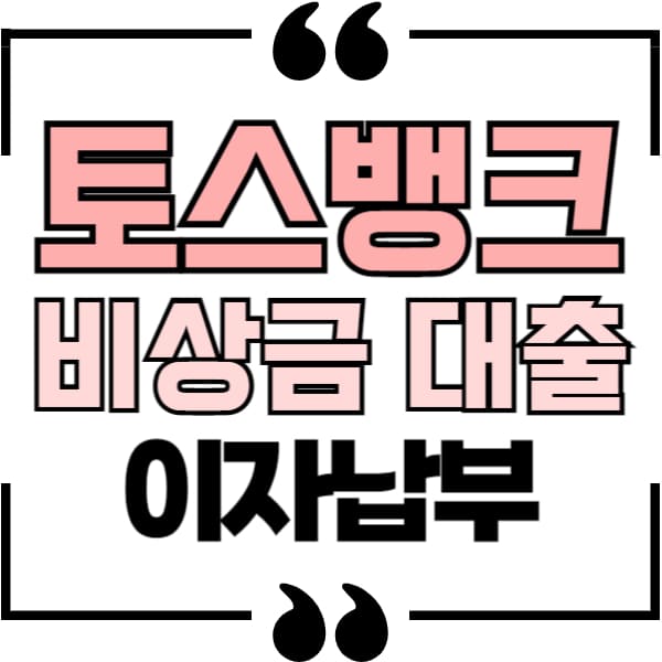 토스 비상금대출