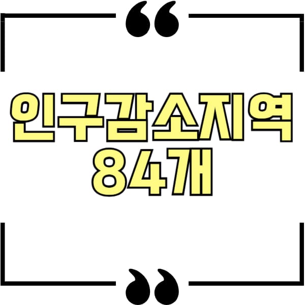인구감소지역 84개